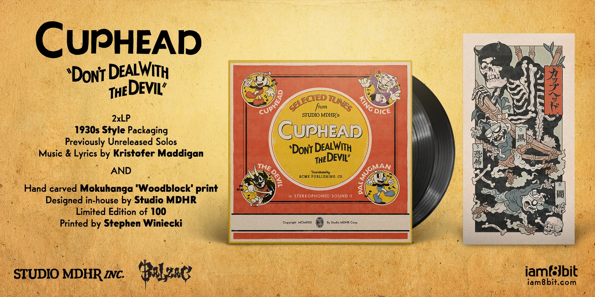 iam8bit Announce A Special 2xLP Cuphead Soundtrack — VGM WAX